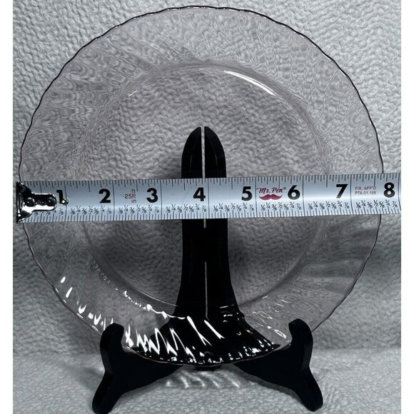 Arcoroc France 20 Piece Set Rosaline Swirling Pattern  Light Pink Vintage 1980s - Picture 10 of 16